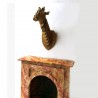 Troféu de cabeça de Girafa