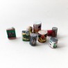 9 latas diversas